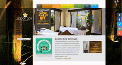 Desktop Screenshot of lagoonspaseminyak.com